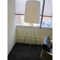 6' Tall Lamp Tri-Leg White